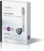 Nedis Lightning-Adapter - Apple Lightning 8-Pins - 3,5 mm Female - Verguld - 0.15 m - Rond - Aluminium - afbeelding 3
