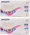 6 stuks (2 x 3) Energetic Filament LED lamp A60 (peer model) helder wit (4000 K) 7,8 Watt ( 80 w ) - afbeelding 1