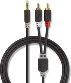 Nedis 3,5mm Jack - Tulp stereo audio kabel - zwart - meter - afbeelding 28