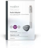Nedis Lightning-Adapter - Apple Lightning 8-Pins - 3,5 mm Female - Verguld - 0.15 m - Rond - Aluminium - afbeelding 10