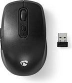 Nedis Muis - Draadloos - 800 / 1200 / 1600 dpi - Instelbare DPI - Aantal knoppen: 6 - Rechtshandig - afbeelding 1