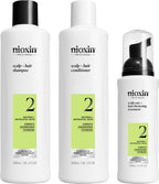 Nioxin System 2 – Loyalty Kit - voor Natuurlijk Haar - Anti Haaruitval – Gevorderde Uitdunning – 300+300+100ml - afbeelding 1