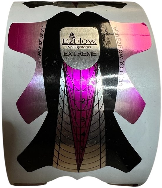 Ezflow Nail Systems Nagelsjabloon Extreme 500 stuks - afbeelding 3