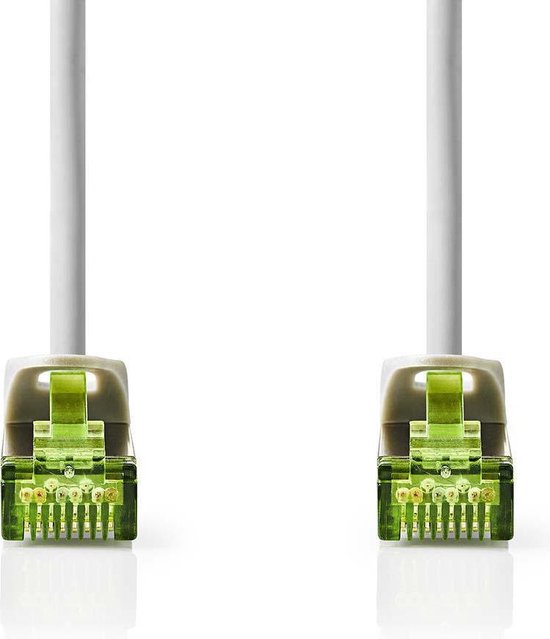 Nedis CAT7 Netwerkkabel - S/FTP - RJ45 Male - RJ45 Male - 1.00 m - Snagless - Rond - LSZH - Grijs - Envelop - afbeelding 4