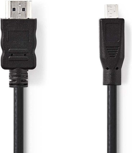 High Speed HDMIâ„¢-kabel met Ethernet | HDMIâ„¢-connector - HDMIâ„¢-micro-connector | 1,5 m | Zwart - afbeelding 16