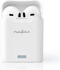 Volledig Draadloze Oordopjes - Bluetooth - Maximale batterijduur: 2.5 uur - Drukbediening - Charging case - Ingebouwde microfoon - Ondersteuning voor spraakbesturing - Wit - afbeelding 1