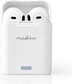Volledig Draadloze Oordopjes - Bluetooth - Maximale batterijduur: 2.5 uur - Drukbediening - Charging case - Ingebouwde microfoon - Ondersteuning voor spraakbesturing - Wit - afbeelding 1