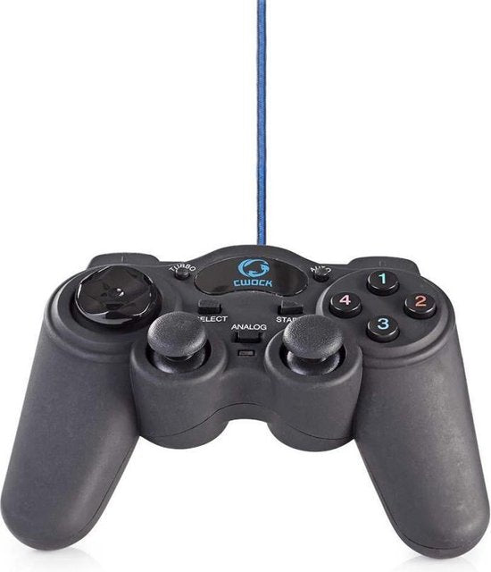 Nedis Gamepad | Force Feedback | USB-Voeding | Werkt met USB-Apparaten - afbeelding 1