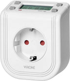 Virone Elektronische Timer Stopcontact – Programmeerbaar tot 7 Dagen – Tijdschakelaar 3680W – Wit - afbeelding 9