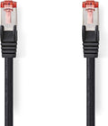CAT6 Netwerkkabel - RJ45 Male - RJ45 Male - S/FTP - 10.0 m - Rond - LSZH - Zwart - Envelop - afbeelding 1