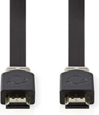 Nedis High Speed ​​HDMI-Kabel met Ethernet - HDMI Connector - HDMI Connector - 4K@60Hz - 18 Gbps - 2.00 m - Plat - PVC - Antraciet - Window Box - afbeelding 9