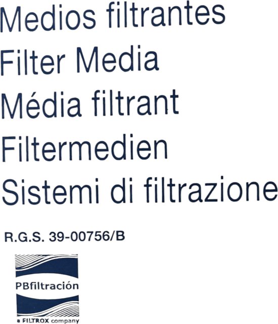 PBfiltracion High Quality Filterplaten SA 005 per pak van 25 stuks ( 40 cm x 40 cm ) - afbeelding 3