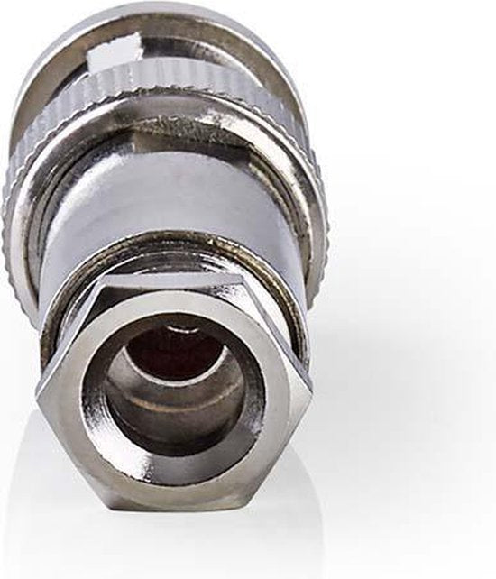 BNC-connector | Mannelijk | Voor 5,0mm-coaxkabels | 25 stuks | Metaal - afbeelding 3