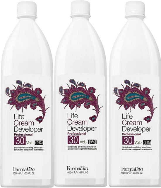 Farmavita Life Peroxide 10 vol ( 3% ) 3 x 1000 ml SALE !!! - afbeelding 1