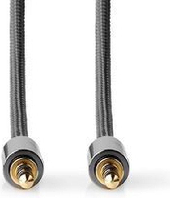 Nedis Stereo-Audiokabel - 3,5 mm Male - 3,5 mm Male - Verguld - 2.00 m - Rond - Grijs / Gun Metal Grijs - Cover Window Box - afbeelding 7