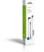Nedis Bedrade Koptelefoon - 3,5 mm - Kabellengte: 1.20 m - Volumebediening - Zwart - afbeelding 2