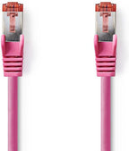 Nedis CAT6 Netwerkkabel - RJ45 Male - RJ45 Male - S/FTP - 20.0 m - Rond - LSZH - Roze - Polybag - afbeelding 2