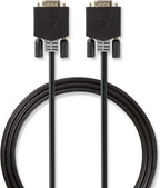 Nedis VGA-Kabel - VGA Male - VGA Male - Verguld - Maximale resolutie: 1920x1200 - 5.00 m - Rond - ABS - Antraciet - Window Box - afbeelding 5