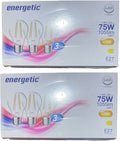 6 stuks (2 x 3) Energetic Filament LED lamp A60 (peer model) warm wit 7,8 Watt ( 75w ) - afbeelding 1