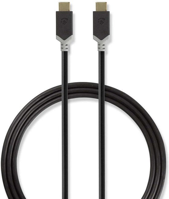 Nedis USB-C naar USB-C kabel - tot 20V/3A / zwart - 1 meter - afbeelding 12