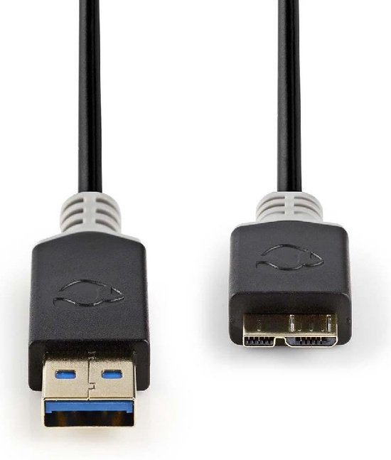 USB-Kabel - USB 2.0 - USB-A Male - USB Micro-B Male - 480 Mbps - Verguld - m - PVC - afbeelding 3