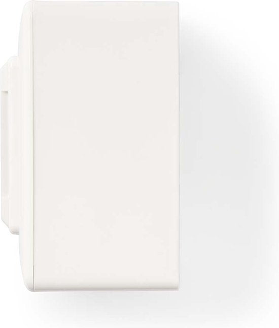 Nedis Netwerk Wanddoos - Inbouw - 2 poort(en) - CAT5e - Recht - Female - Goud Verguld - PVC - Wit - Envelop - afbeelding 2