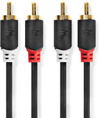 Nedis Stereo-Audiokabel - 2x RCA Male - 2x RCA Male - m - Rond - Doos - afbeelding 12