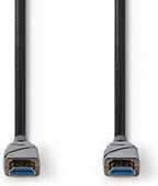 Actieve Optische High Speed HDMI-Kabel met Ethernet - HDMI Connector - HDMI Connector - 4K@60Hz - 18 Gbps - 200.0 m - Rond - PVC - Zwart - Gift Box - afbeelding 6