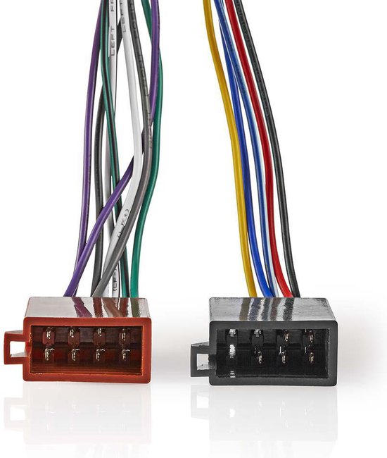 Nedis ISO-Kabel voor Autoradio - Geschikt voor Sony - 0.15 m - Rond - PVC - Polybag - afbeelding 1