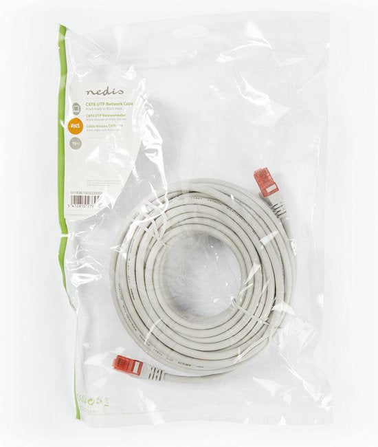 Nedis CAT6 Netwerkkabel - RJ45 Male - RJ45 Male - U/UTP - m - Rond - PVC - Label - afbeelding 16