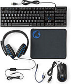 Nedis Gaming Combo Kit - 5-in-1 - Toetsenbord, Koptelefoon, Muis en Muismat - Zwart - QWERTZ - Duits - afbeelding 3