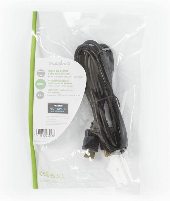 High Speed met Ethernet | HDMI™ Connector | HDMI™ Connector | | | m | | | Zwart | - afbeelding 48