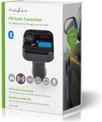 FM-Audiotransmitter voor Auto - Gefixeerd - Handsfree bellen - 0.8 " - LED-Scherm - Bluetooth - 5.0 V DC / 1.0 A / 5.0 V DC / 2.4 A - Bass boost - Google Assistant / Siri - Zwart - afbeelding 3