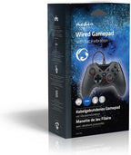 Nedis Gamepad - USB Type-A - USB Gevoed - PC - Aantal knoppen: 12 - Kabellengte: 1.60 m - Zwart - afbeelding 2