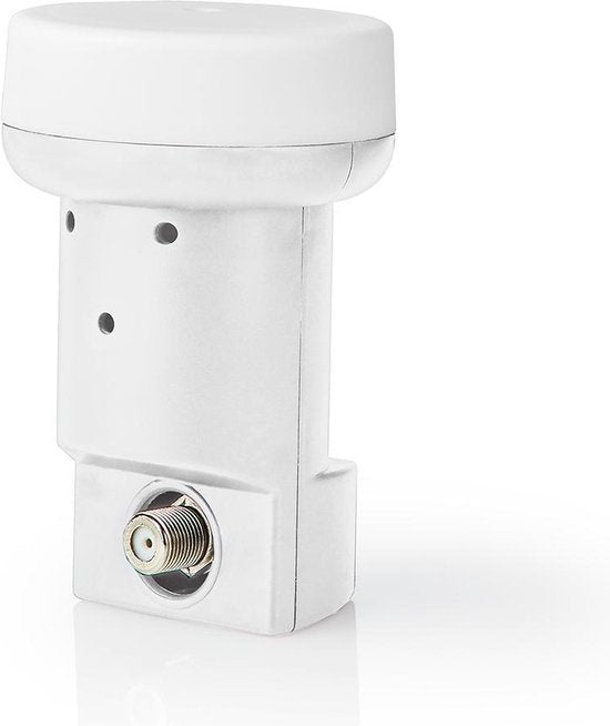 Nedis LNB - Enkel - Outputs: 1x F-connector - Ruisbereik: 0.90 dB - Conversiewinst: 53 - 65 dB - Wit - afbeelding 4