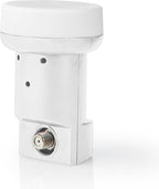 Nedis LNB - Enkel - Outputs: 1x F-connector - Ruisbereik: 0.90 dB - Conversiewinst: 53 - 65 dB - Wit - afbeelding 4