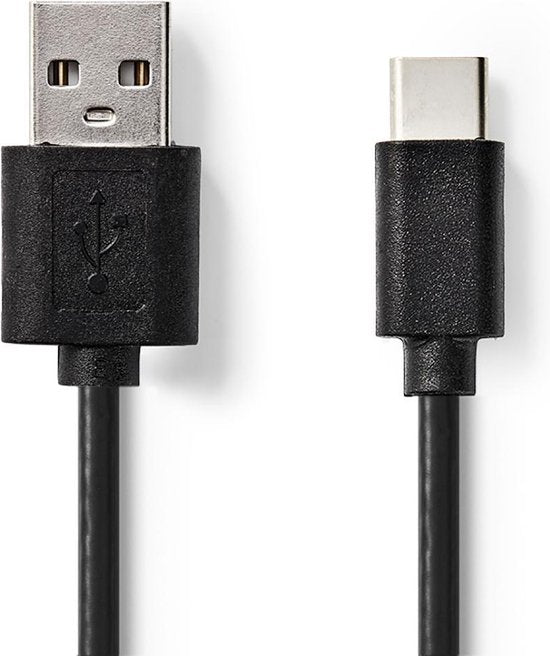 USB-Kabel - USB 2.0 - USB-A Male - USB-C Male - W - 480 Mbps - Vernikkeld - m - Rond - PVC - afbeelding 24