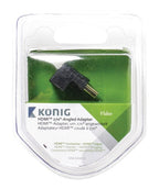 HDMI 270 haaks adapter HDMI -connector - HDMI -ingang 1 stuk grijs - afbeelding 4