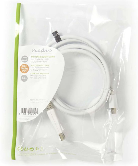 Mini-DisplayPort - | Mini-DisplayPort Male - DisplayPort Male | m | - afbeelding 19