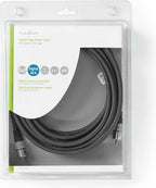 Nedis Digitale Audiokabel - RCA Male - RCA Male - Verguld - m - Rond - PVC - Antraciet - Doos - afbeelding 13