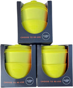 SALE ! 3 Stuks ECoffee Cup Geel 250 ml SUPER VOORDELIG - afbeelding 1