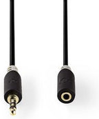 Nedis Stereo-Audiokabel - 3,5 Male - 3,5 Female - Verguld - m - Rond - Antraciet - Doos - afbeelding 25