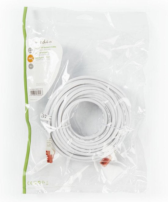 Nedis CAT6 Netwerkkabel - RJ45 Male - RJ45 Male - U/UTP - m - Rond - PVC - afbeelding 2