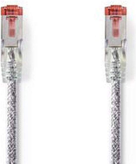 Nedis CAT6 Netwerkkabel - RJ45 Male - RJ45 Male - S/FTP - 20.0 m - Rond - LSZH - Transparant - Polybag - afbeelding 9