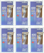 6 x Nordlux LED-lamp E27 Peer 4,9 W Goud Spiraal Dimbaar - afbeelding 1