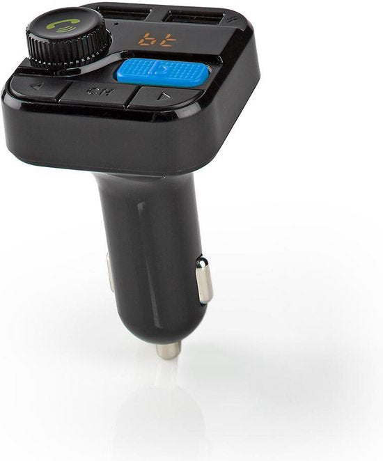 FM-Audiotransmitter voor Auto - Gefixeerd - Handsfree bellen - 0.8 " - LED-Scherm - Bluetooth - 5.0 V DC / 1.0 A / 5.0 V DC / 2.4 A - Bass boost - Google Assistant / Siri - Zwart - afbeelding 10
