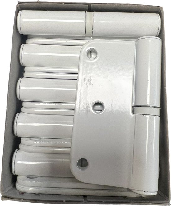 12 stuks (volle doos) Paumelle merk CEUR 80mm x 80 Staal Rechts - afbeelding 4