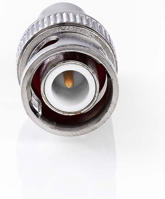Nedis BNC-Adapter - BNC Male - RCA Female - Vernikkeld - 50 Ohm - Recht - Metaal - Zilver - 10 Stuks - Envelop - afbeelding 2