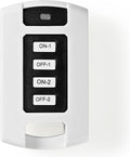 Nedis RF-Afstandsbediening - 2 Kanalen - Programmeerbare knoppen - afbeelding 1