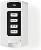 Nedis RF-Afstandsbediening - 2 Kanalen - Programmeerbare knoppen - afbeelding 1